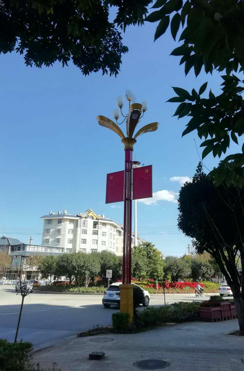 路燈實(shí)際安裝