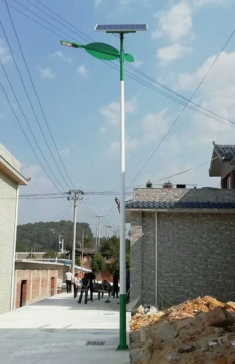 路燈實(shí)際安裝